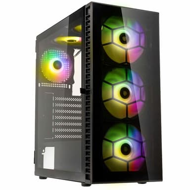 Kolink Observatory HF Glass ARGB Midi Tower Svart