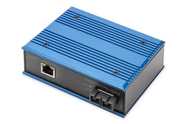 Digitus DN-652101-1 netwerk media converter 1000 Mbit/s 850 nm Multimode Zwart, Blauw 