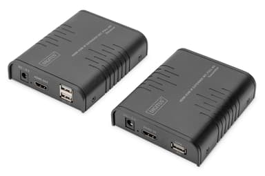 Digitus DS-55529 KVM -kytkin Lähetin & vastaanotin 