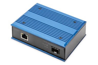 Digitus DN-652103-1 verkon mediamuunnin 1000 Mbit/s Monitila, Yksittäistila musta, Sininen 