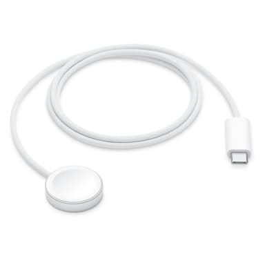 Apple Watchin magneettinen pikalaturi–USB-C-johto 1m Valkoinen
