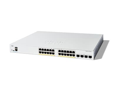 Cisco Catalyst C1300 Managed 24x1GbE 4xGbE SFP PoE 375W Switch 