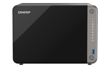 QNAP TS-AI642-8G NAS- & lagringsservrar Tower Nätverksansluten (Ethernet) Svart Cortex-A76
