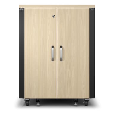 APC AR4017IA rack 17U Fristående rack Lönnfärgad, Svart