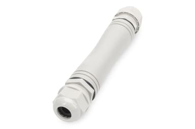 Digitus DN-95129 nätverksförlängare Nätverkssändare Vit 10, 100 Mbit/s 