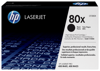 HP Toner Sort 80X 6.9K - CF280X 