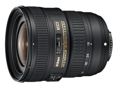Nikon Nikkor AF-S laajakulmaobjektiivi zoomilla 
