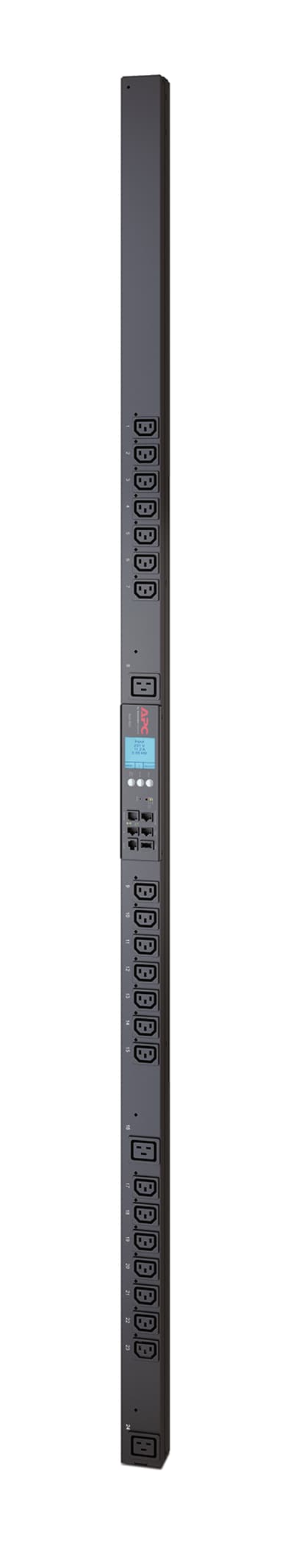APC AP8659 strømdistribusjonsenhet (PDU) 24 AC-utganger 0U Sort 