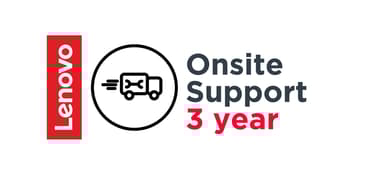 Lenovo Onsite Upgrade - uitgebreide serviceovereenkomst - 3 jaren - ter plaatse 