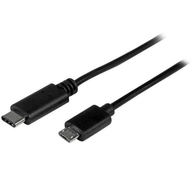 Startech 1m 3ft USB C to Micro B Cable M/M / USB 2.0 / Micro USB Type C 1m USB-C Micro USB-B Zwart