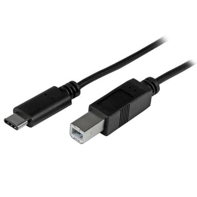 Startech 1m 3ft USB C to USB B Cable M/M / USB 2.0 / USB Type C to B 1m USB C USB B Zwart