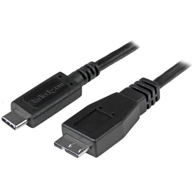Startech USB 3.1 Type C - Micro B 1m USB C Micro-USB B Musta