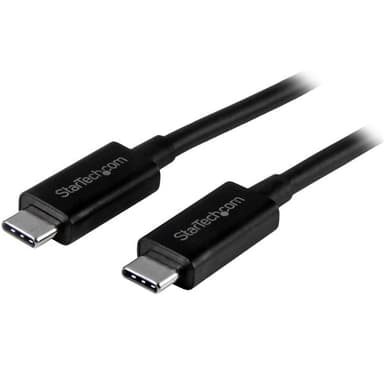 Startech cable 1m. USB C USB C Sort