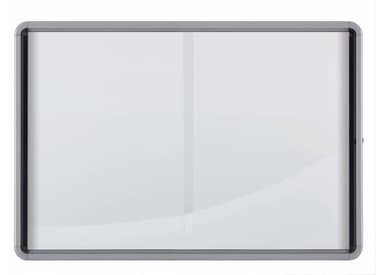 Nobo Innglasset Tavle med skyvedører for innendørsbruk 18xA4 Magnetisk Hvit 