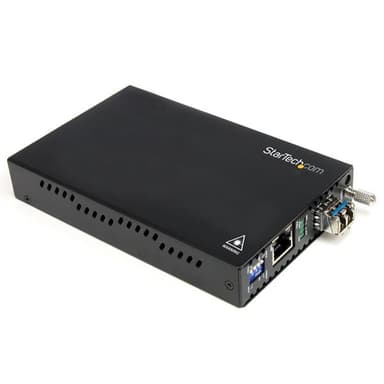 Startech StarTech.com ET91000LC2 mediakonverterare för nätverk 2000 Mbit/s 850 nm Flerläge Svart 
