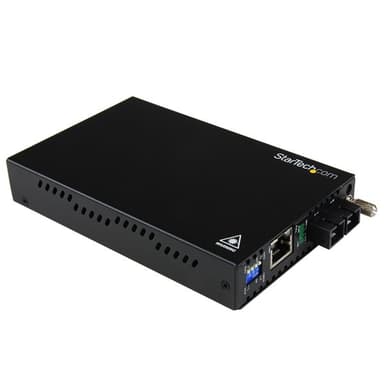 Startech StarTech.com ET91000SC2 mediakonverterare för nätverk 2000 Mbit/s 850 nm Flerläge Svart