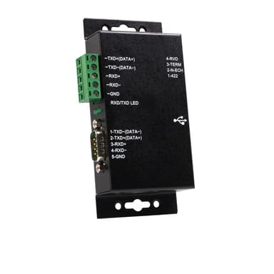 Startech StarTech.com ICUSB422IS kabelomvandlare (hane/hona) USB B RS-422/485 Svart USB B RS-422/485