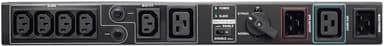 Powerwalker 10120501 strømdistribusjonsenhet (PDU) Sort 