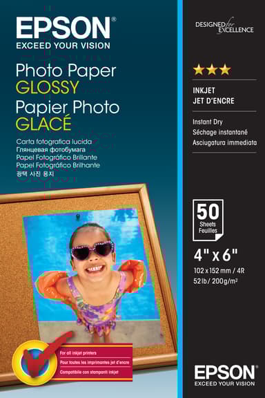 Epson Paper Photo Glossy 10x15cm 200g 50-Sheet 