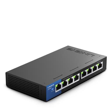 Linksys LGS108 8-Port Business Desktop Gigabit Switch 