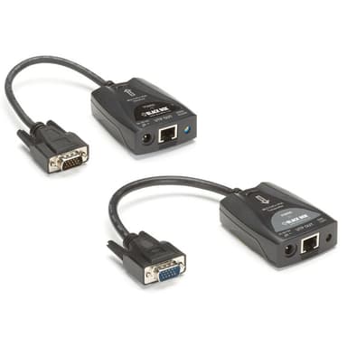 Black Box Mini CATX VGA Extender Kit with Video Equalization Adjustment 