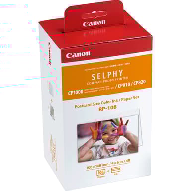 Canon Bläck/Papper RP-108 100x148mm - CP910/CP1300/CP1500 