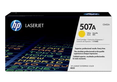 HP Värikasetti Keltainen 507A 6K - CE402A