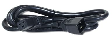 APC Strömkabel 1.98m C19 coupler C20 coupler Svart
