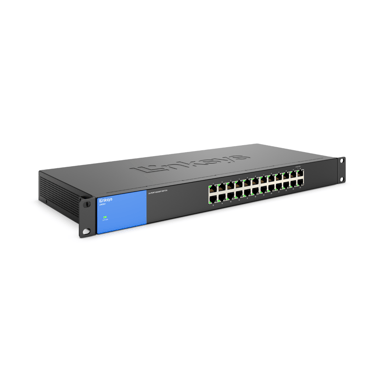 Linksys LGS124 24-Portars företagsanpassad gigabitswitch 