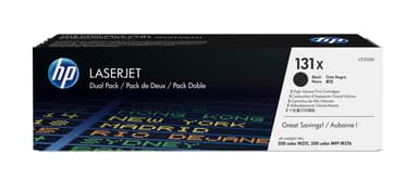 HP Toner Zwart 131X - CF210XD 2-Pack