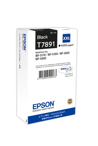 Epson Inkt Zwart T7891 XXL 