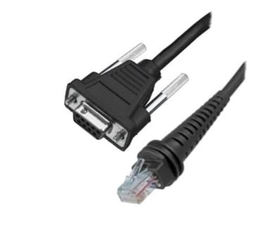 Honeywell Kabel RS232 TTL DB9P Hona Spiral 5v 5m 9.5m RS-232 DB9 Svart