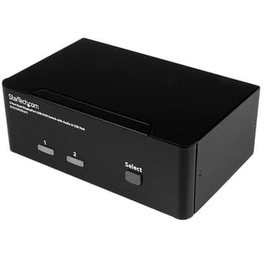 Startech 2 Port DisplayPort Dual-Monitor KVM Switch 