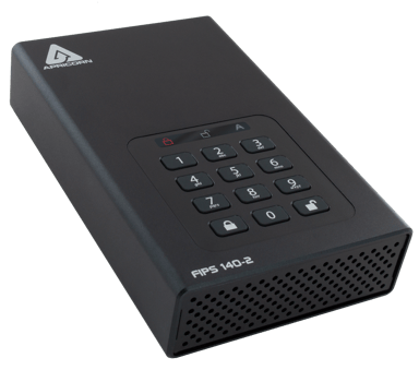Apricorn AEGIS Padlock DT 6TB Desktop Drive 256-BIT FIPS Zwart