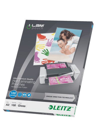 Leitz Laminointitasku 100mic A3 100kpl 