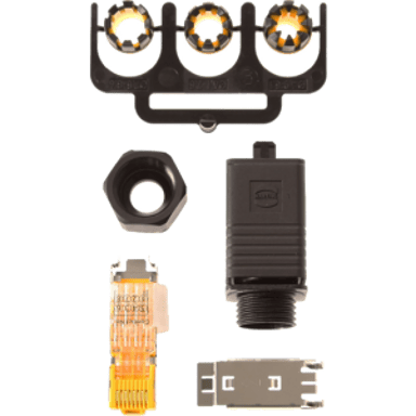 Axis RJ45 connector push pull plug 