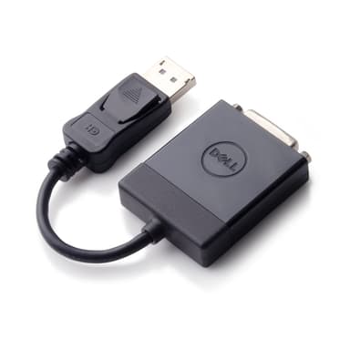 Dell DisplayPort to DVI Single-Link Adapter videomuunnin DisplayPort DVI Musta