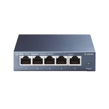 TP-Link TL-SG105 netwerk-switch Unmanaged L2 Gigabit Ethernet (10/100/1000) Zwart 