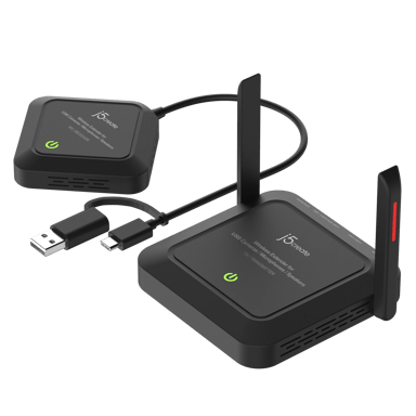 J5 Create JVW120-N Trådløs forlenger for USB™-kameraer / -mikrofoner / -høyttalere 