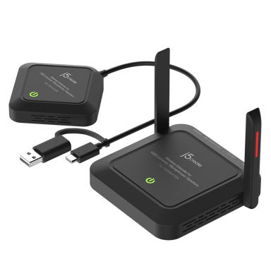 J5 Create JVW120-N Trådløs forlænger til kameraer/mikrofoner/højttalere med USB™ stik 