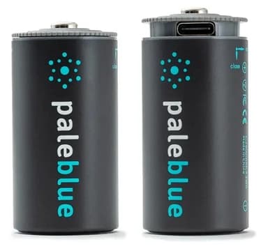 Pale blue Li-Ion uppladdningsbart C-batteri 