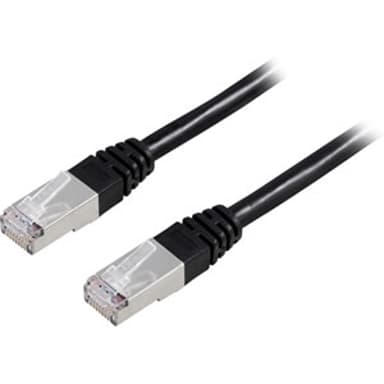 Deltaco Kytkentäkaapeli RJ-45 Cat6 5m Musta