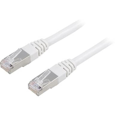 Deltaco Koblingskabel RJ-45 Cat 6 0.5m Hvit