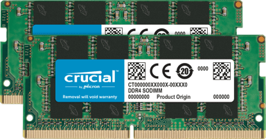 Crucial CT2K16G4SFRA32A geheugenmodule 32 GB 2 x 16 GB DDR4 3200 MHz 32GB 3200MHz DDR4