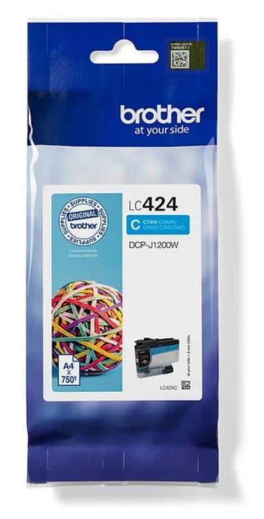 Brother Inkt Cyaan 750 Pagina's LC-424C 