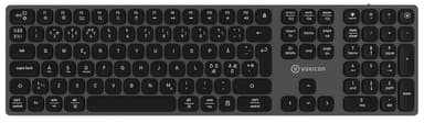 Voxicon Prime PX1 BT - Bakgrundsbelyst bluetooth tangentbord med Multi-Point PC/MAC Trådlös Nordisk