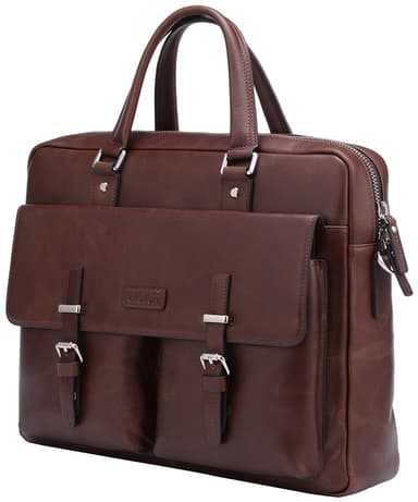Cirafon Leather Vintage 14" & 15.6" Taske 15.6" Ægte læder Brun