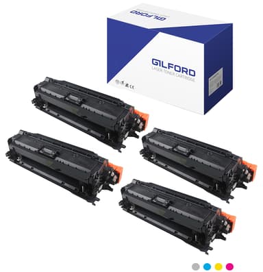 Gilford Toner Färgkit CE507A - CE400A/401A/402A/403A 