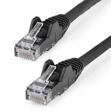 Startech StarTech.com N6LPATCH2MBK netwerkkabel Zwart 2 m Cat6 U/UTP (UTP) RJ-45 Cat 6 2m Zwart