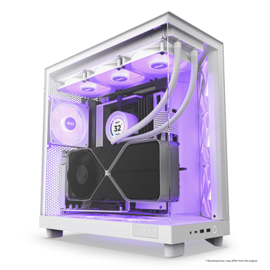NZXT H6 Flow RGB Midi Tower Hvid
